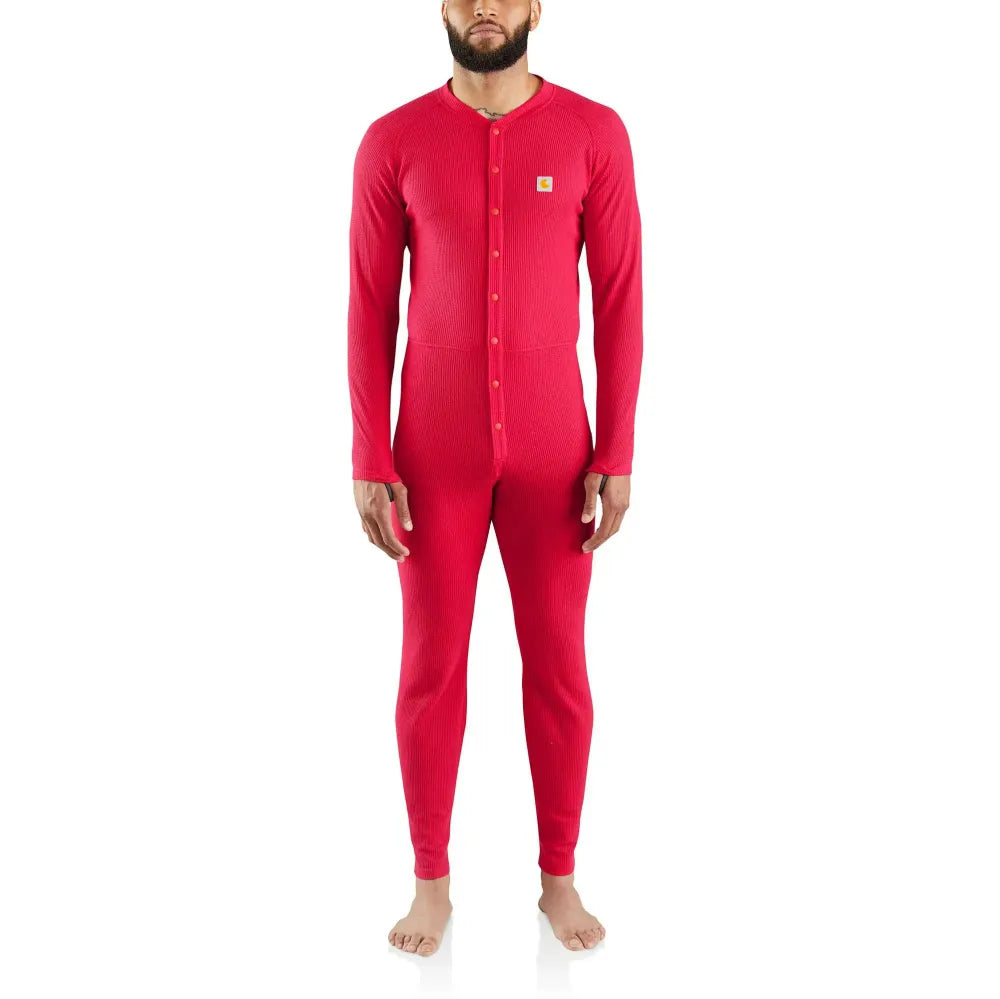 Men's Base Layer Union Suit - Classic Cotton-Poly